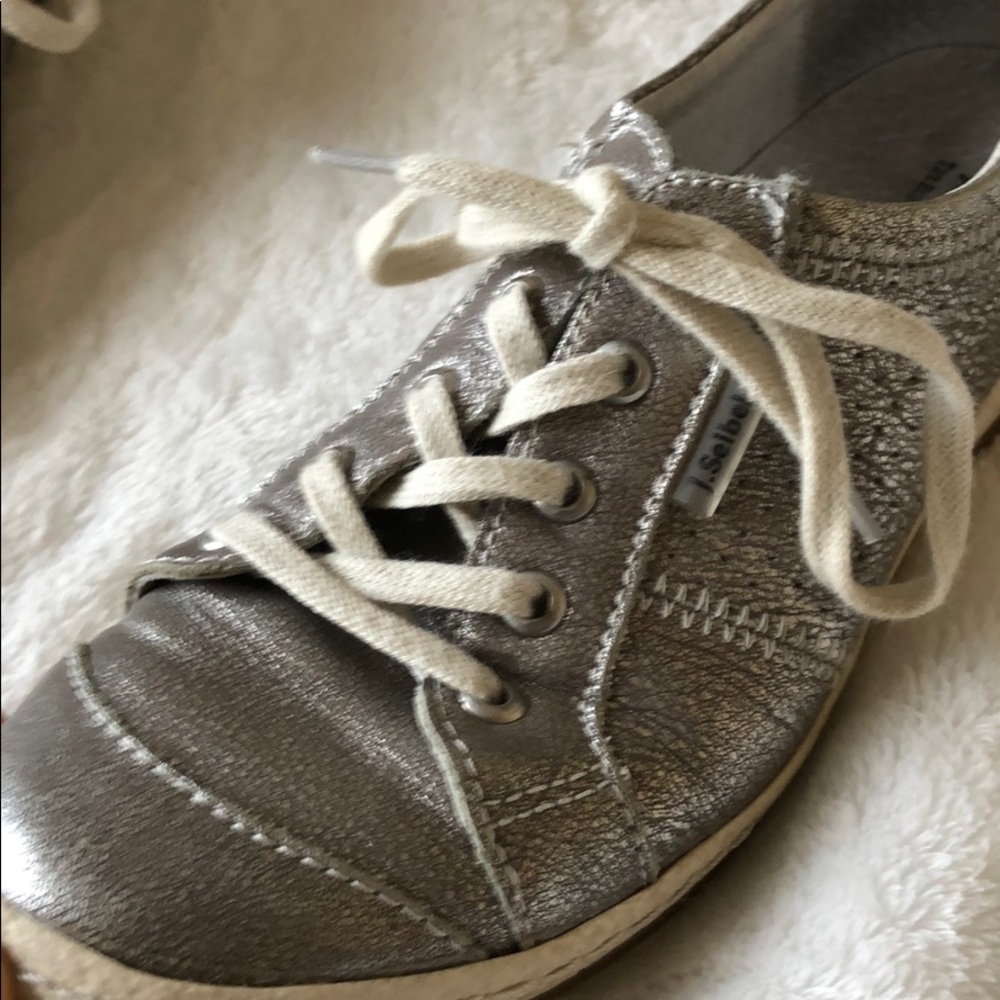 Josef Seibel silver Caspian sneaker